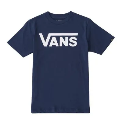 REMERA MANGA CORTA  VANS AZUL LOGO 