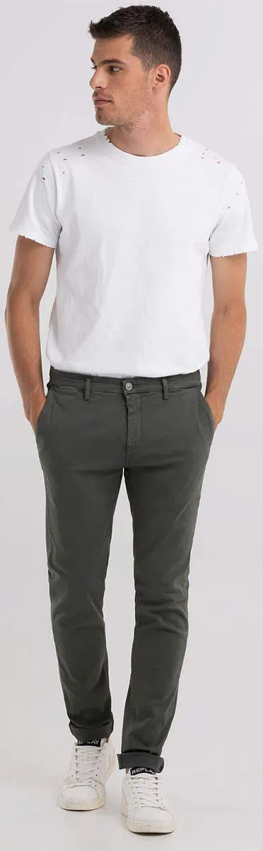 Reproducir Zeumar Hyperflx Navy Chino para hombres