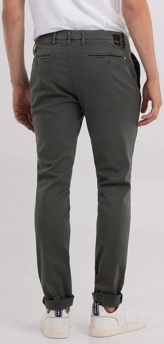 Reproducir Zeumar Hyperflx Navy Chino para hombres