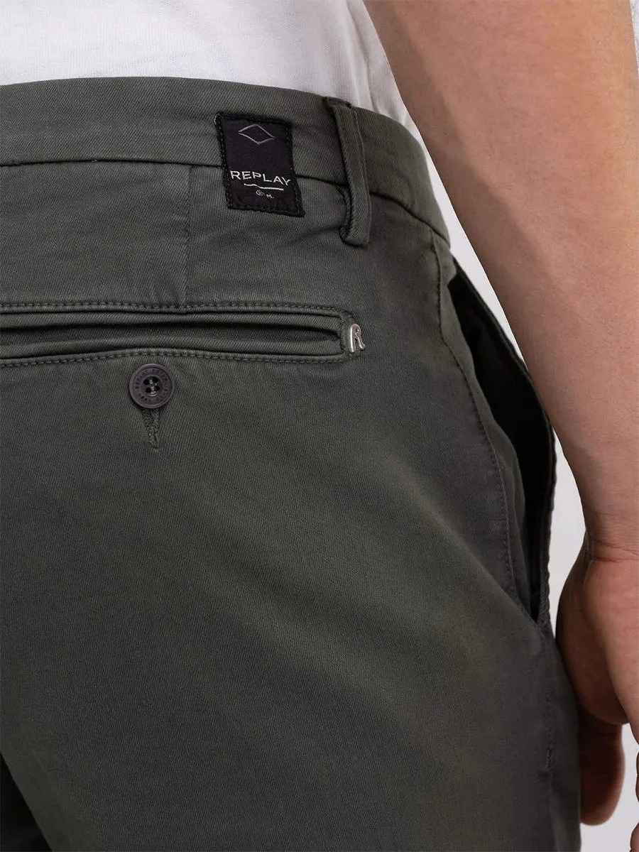 Reproducir Zeumar Hyperflx Navy Chino para hombres