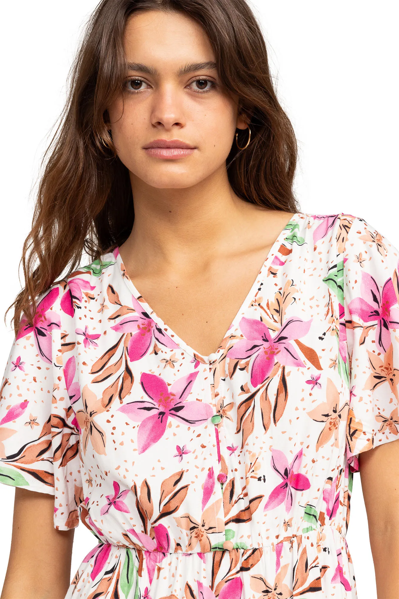 Roxy Vestido de Longitud Media para Mujer