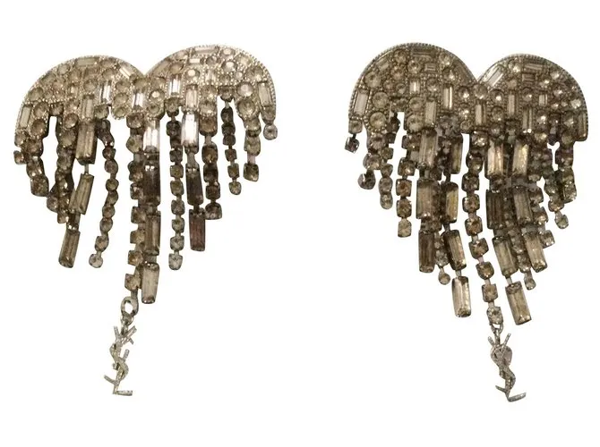 Saint Laurent Aretes Plata 