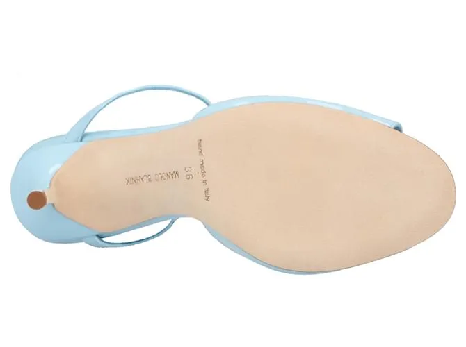 Sandalia Hourani 105 Manolo Blahnik Azul 