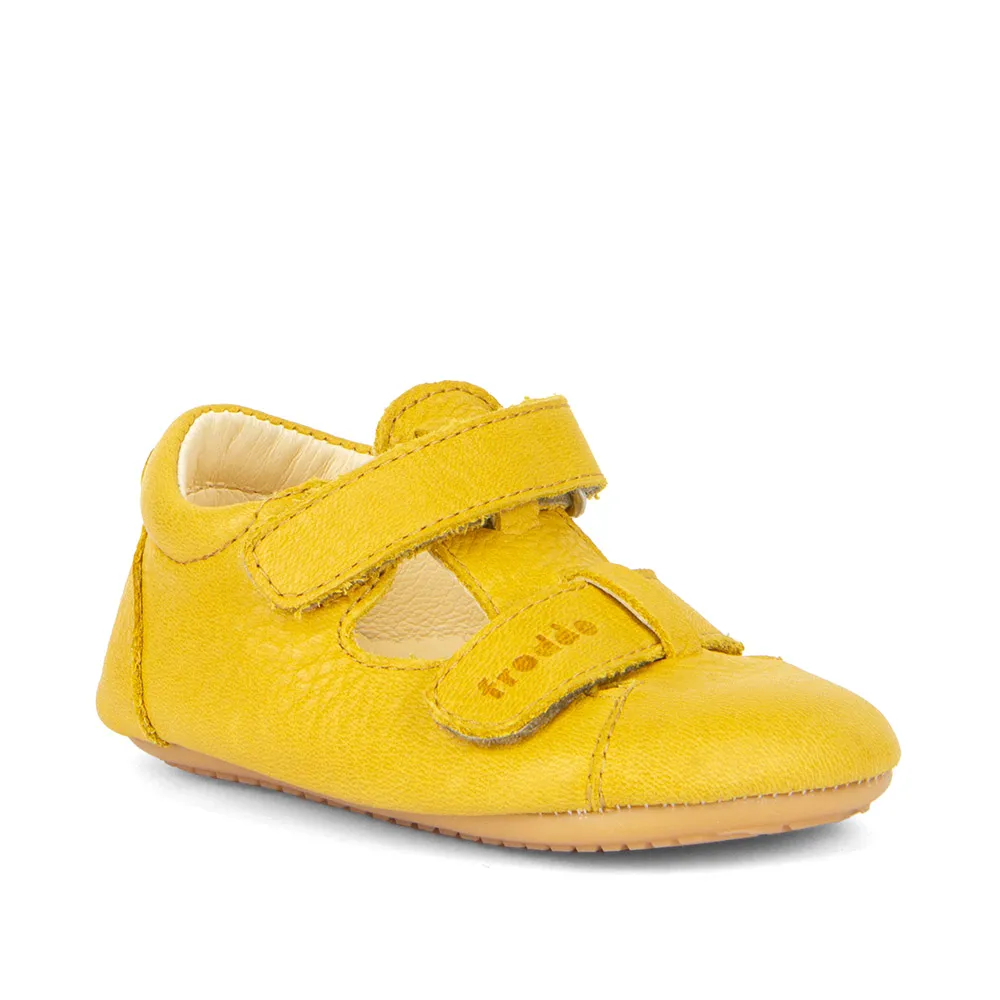 Sandalia respetuosa Prewalkers Yellow – Froddo Barefoot
