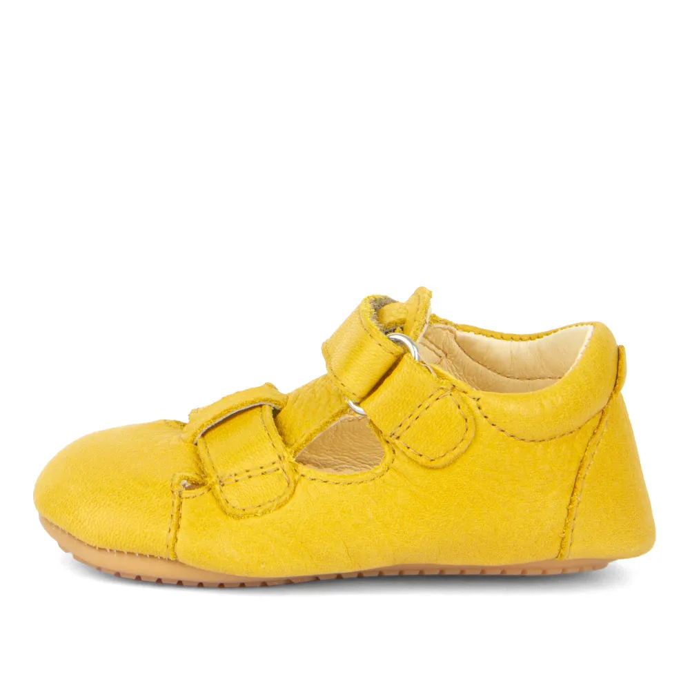Sandalia respetuosa Prewalkers Yellow – Froddo Barefoot