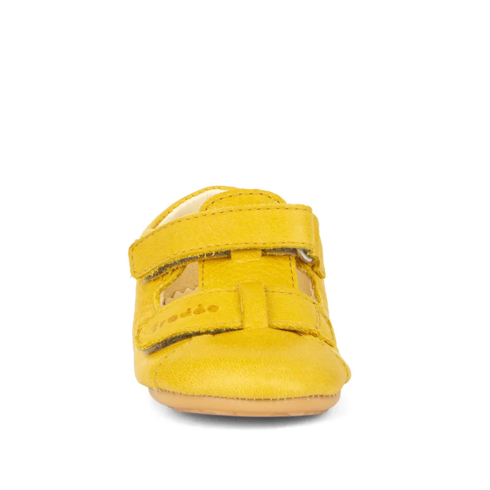 Sandalia respetuosa Prewalkers Yellow – Froddo Barefoot