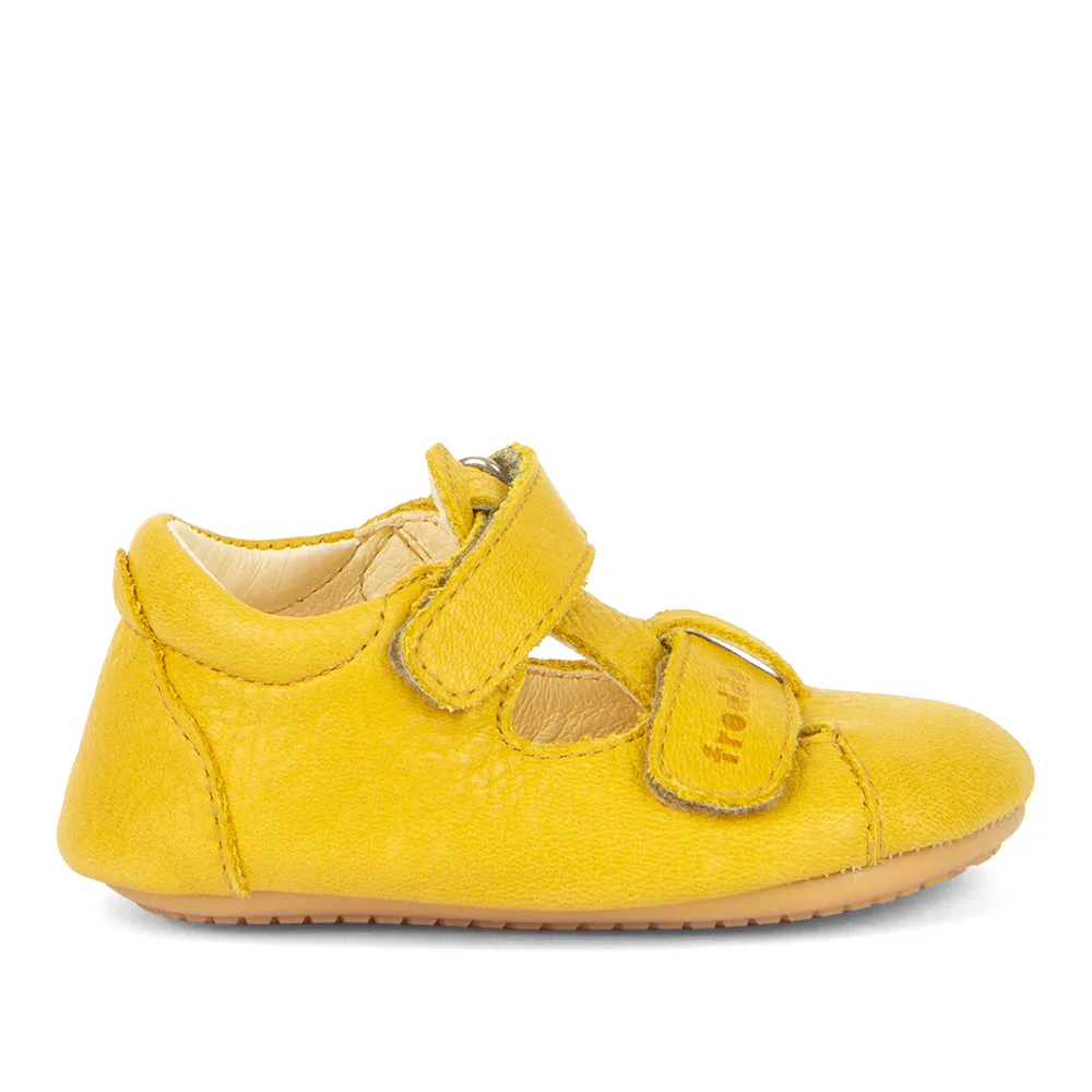 Sandalia respetuosa Prewalkers Yellow – Froddo Barefoot