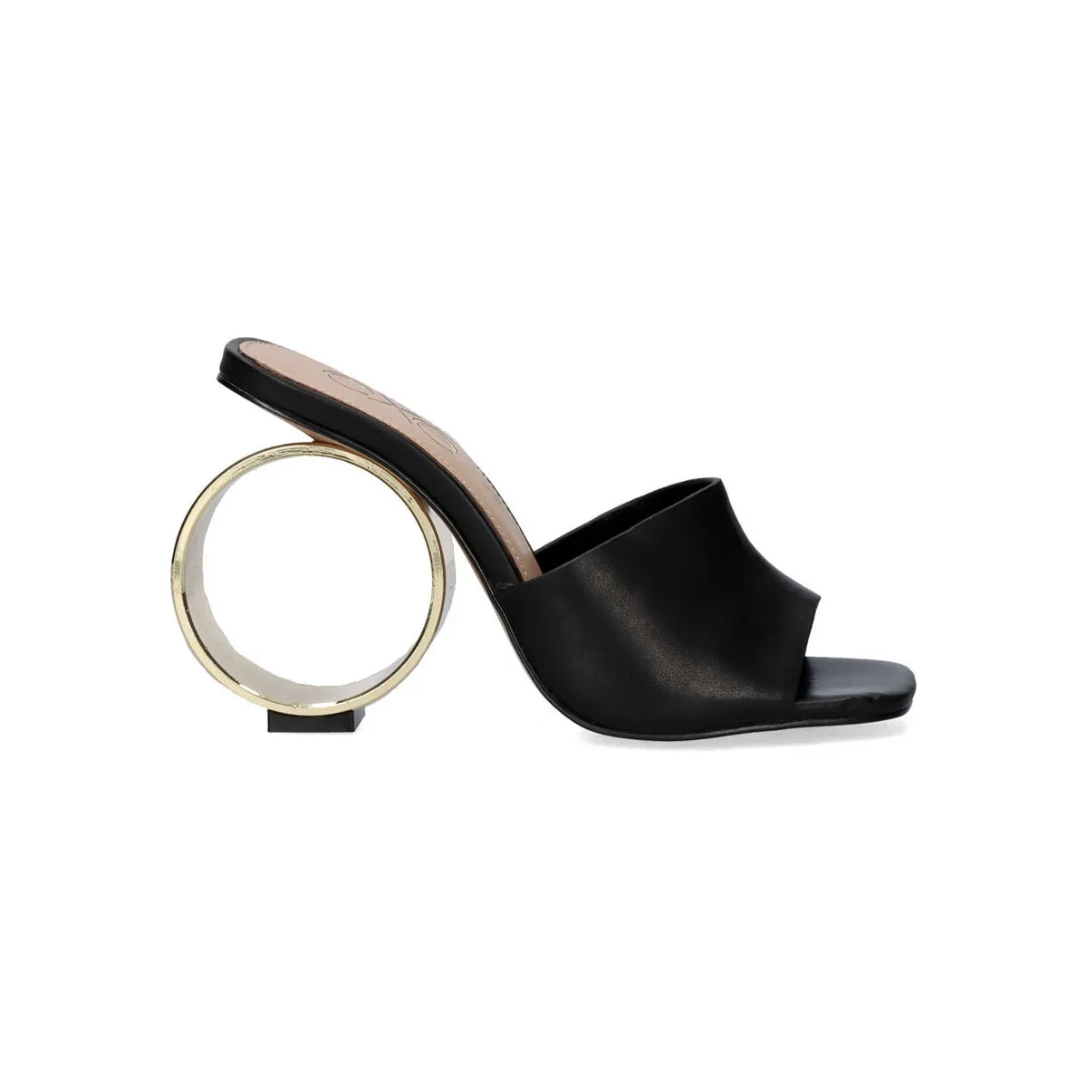 SANDALIA TACÓN JUDY454 BLACK GOLD