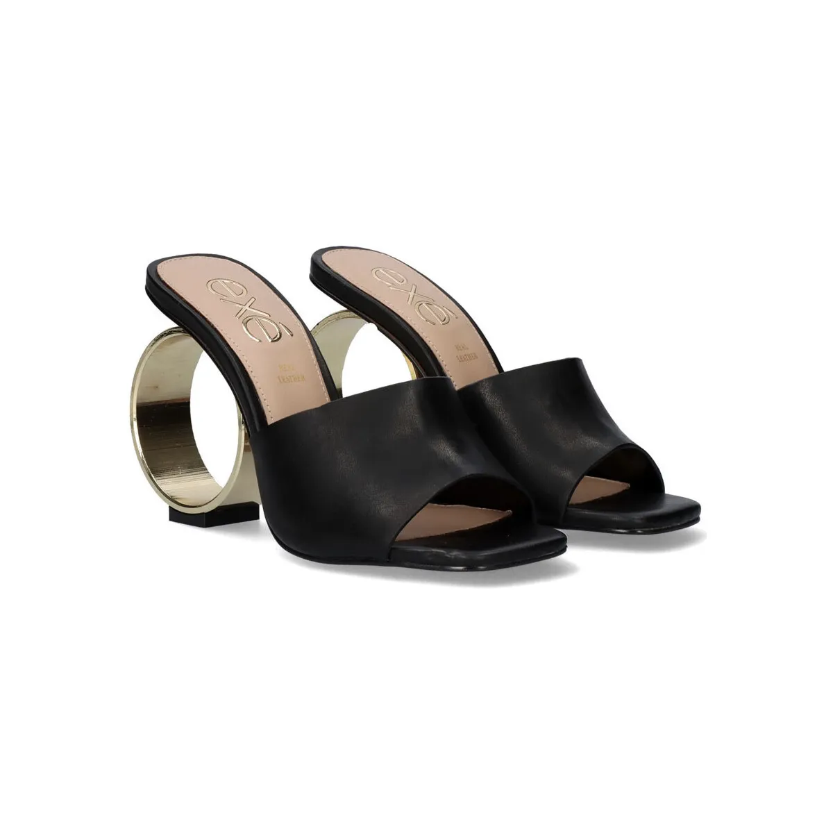 SANDALIA TACÓN JUDY454 BLACK GOLD