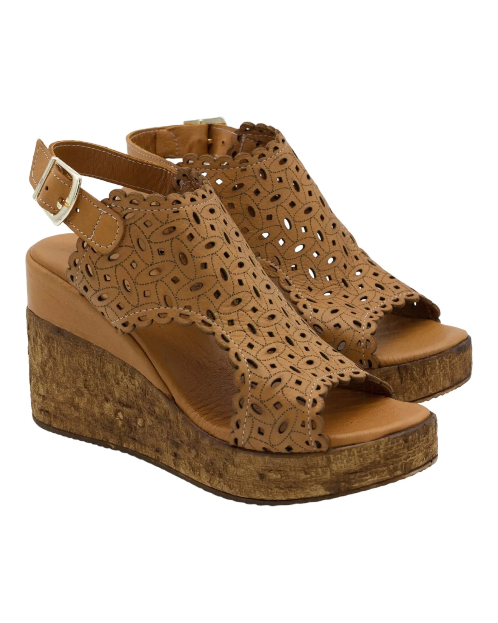 SANDALIAS DE MUJER TOP3 23401 EN CUERO