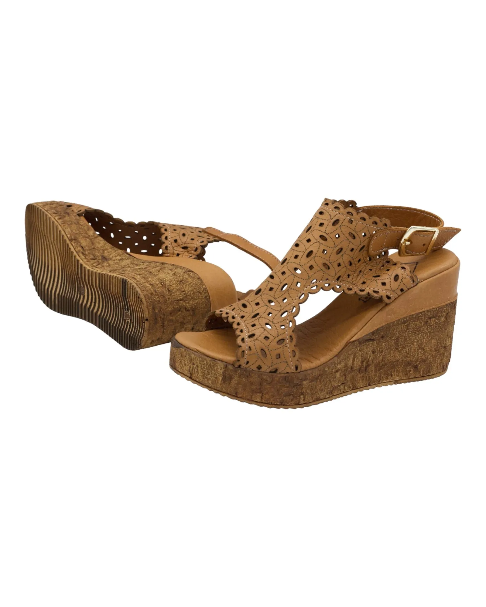 SANDALIAS DE MUJER TOP3 23401 EN CUERO