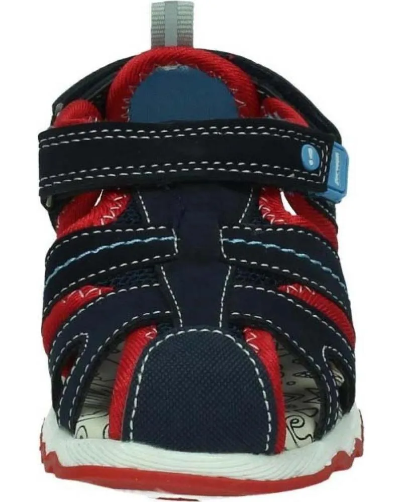SANDALIAS DE NIñO GARVALIN GARVALIN 222805A  Y ROJO MARINO
