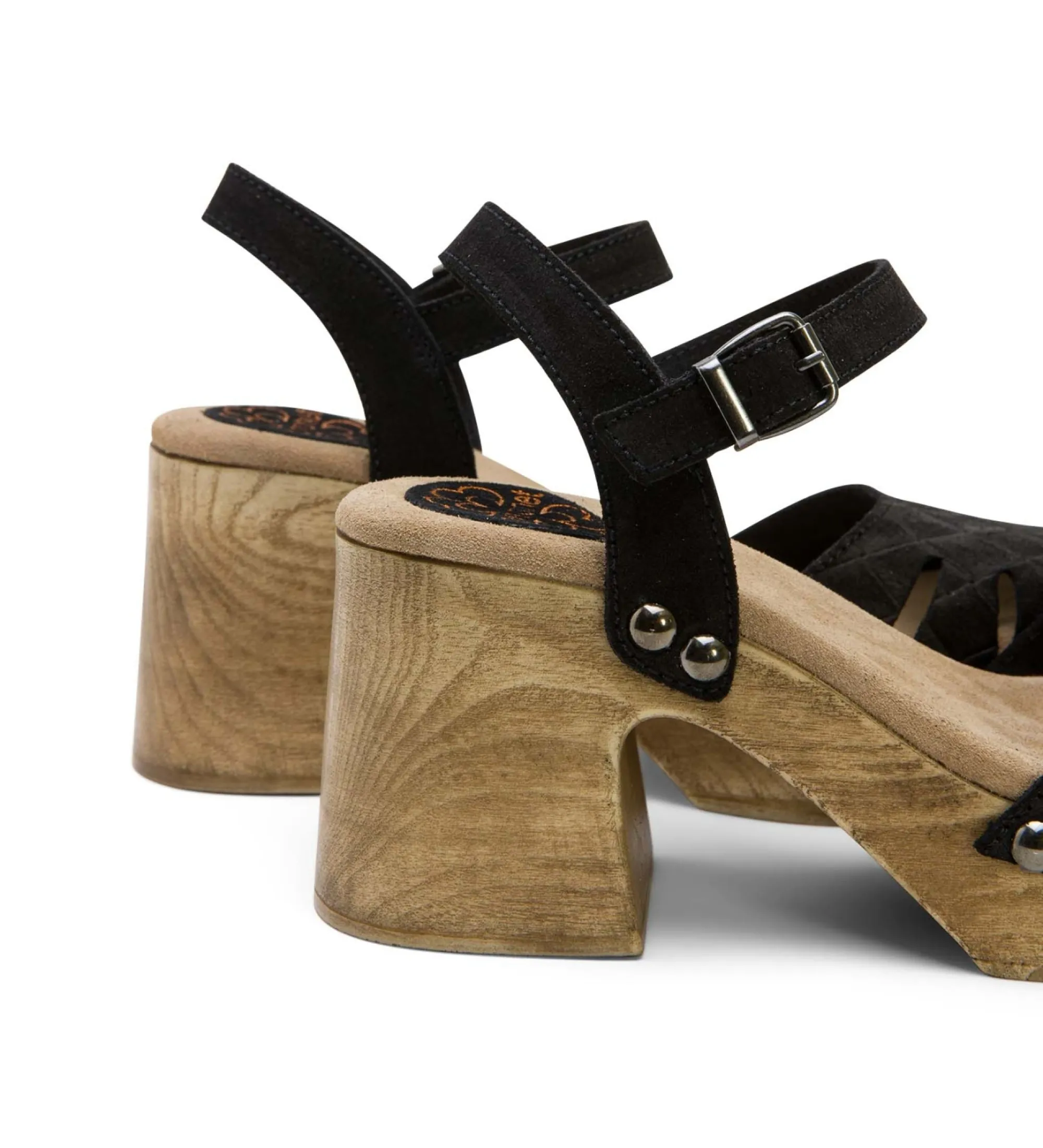 SANDALIAS DE PIEL MARGOT NEGRO ALTURA TACóN 8CM