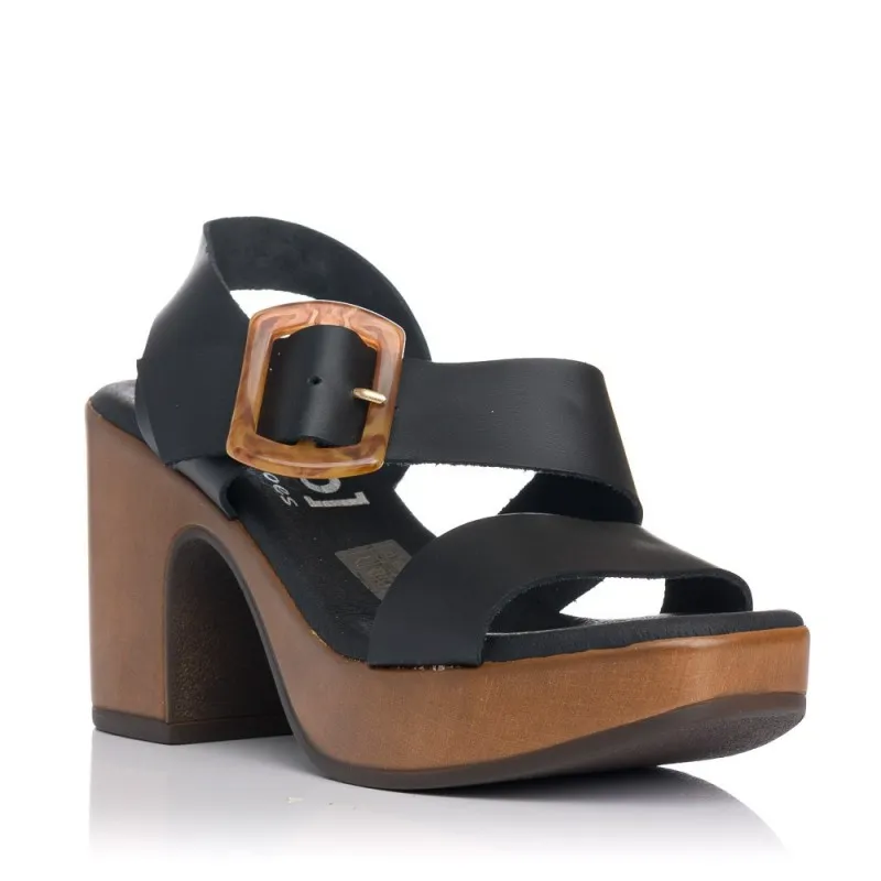 Sandalias De TacÓn Zapp 5245 Mujer Negro