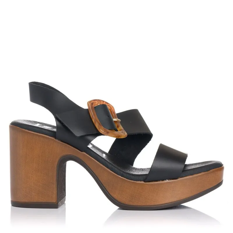 Sandalias De TacÓn Zapp 5245 Mujer Negro