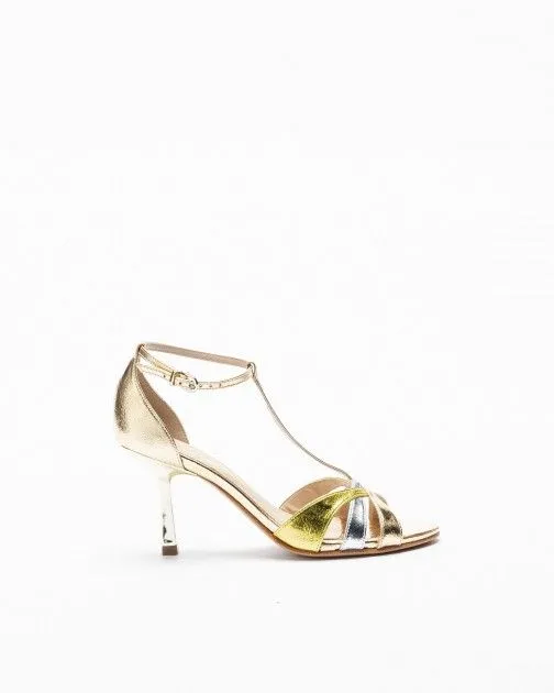 SANDALIAS DE TACóN ALTO PROF 18101172 MULTICOLOR