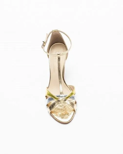 SANDALIAS DE TACóN ALTO PROF 18101172 MULTICOLOR