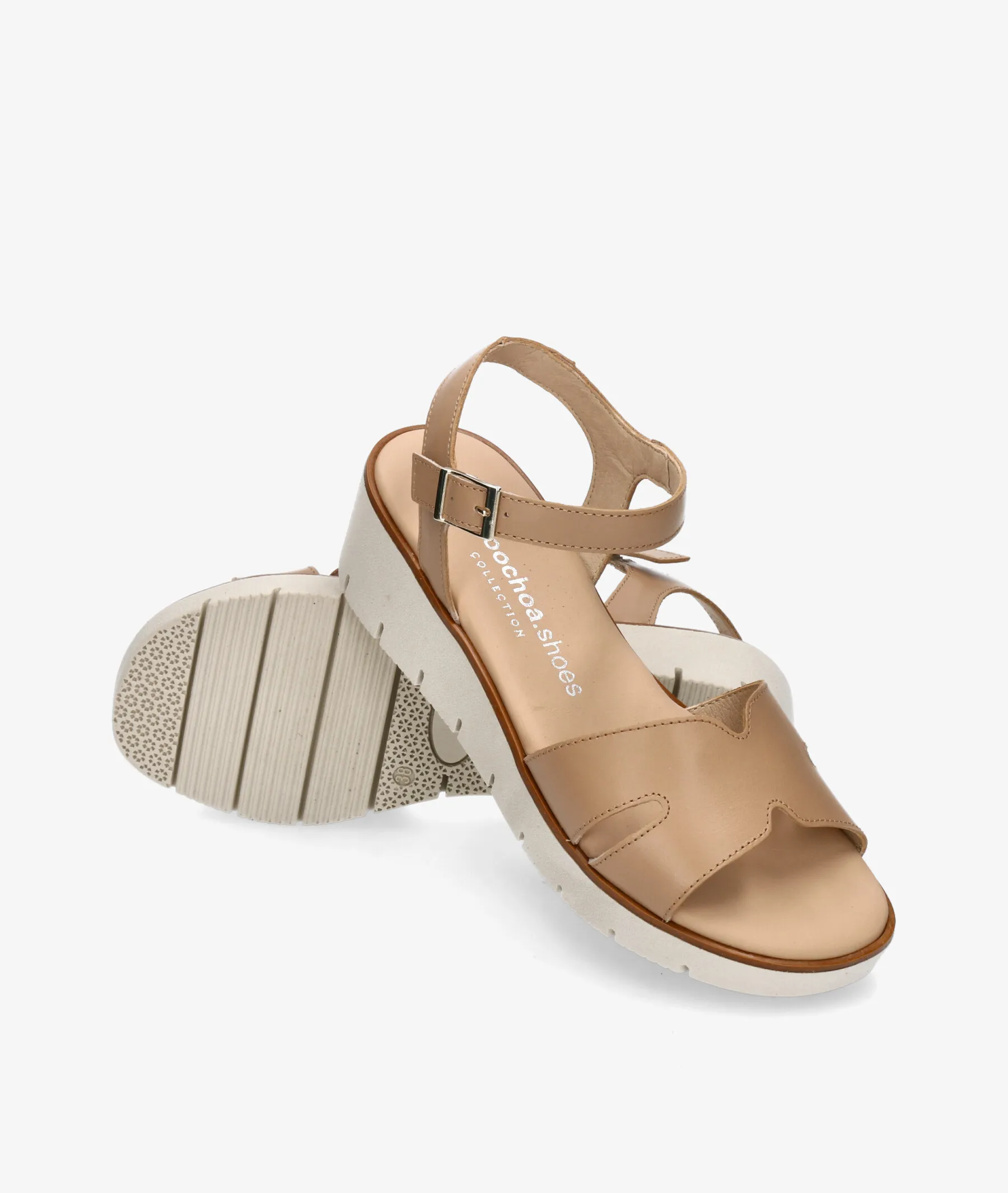 Sandalias pabloochoa.shoes  846 en camel