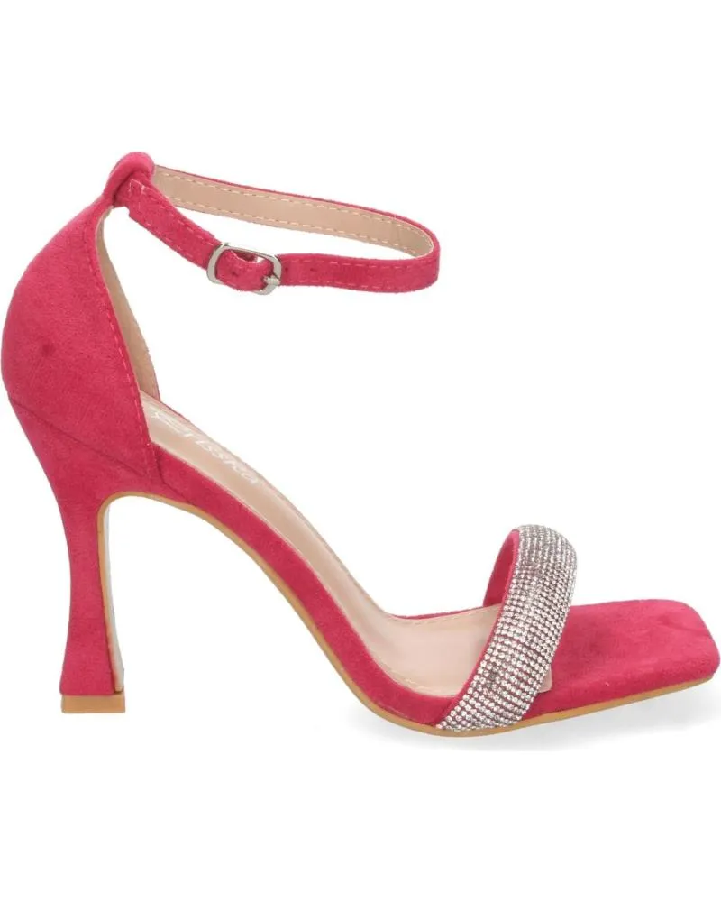 Sandalias PUNTOSALAO  de Mujer SANDALIAS FIESTA DE TACON CIERRE HEBILLA MUJER COLOR FUCSIA  VARIOS COLORES