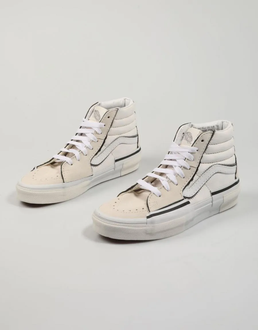  sapatilhas VANS Sk8 Hi Reconstruct en Branco 82025