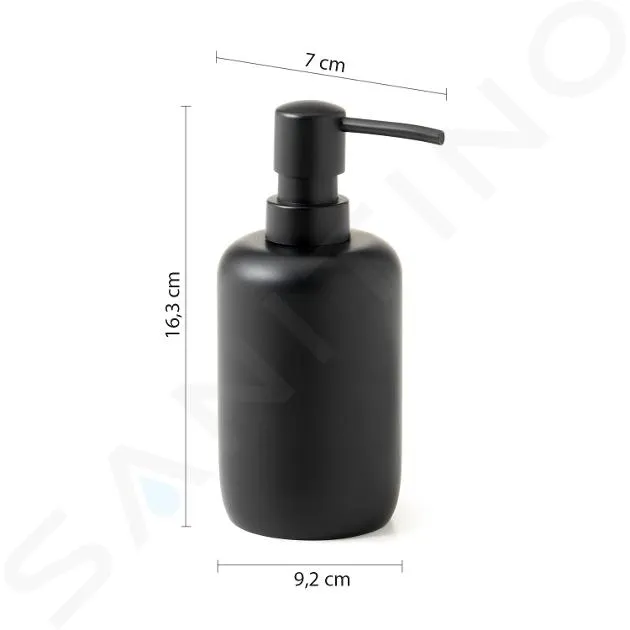 SAPHO GEDY BRENDA  DOSIFICADOR DE JABóN DE PIE, NEGRO BR8014