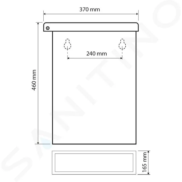 SAPHO PROGRAMAS DE HOTELES  CUBO DE BASURA 25 L, ACERO INOXIDABLE PULIDO XP007