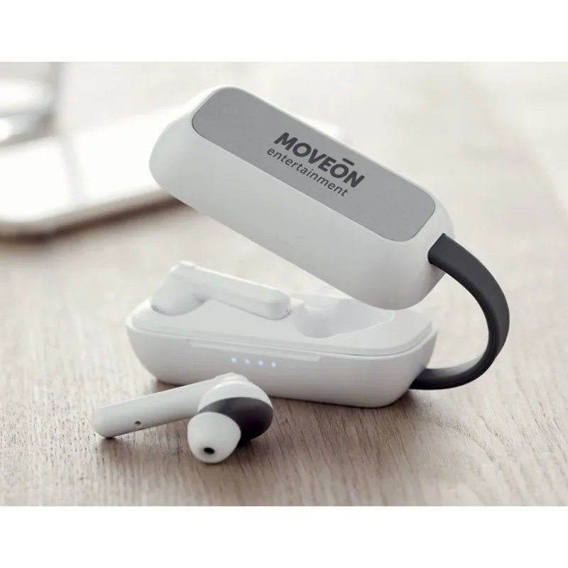 Set de auriculares inalámbricos promocionales Folk