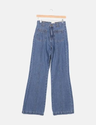 Sezane Pantalón denim básico