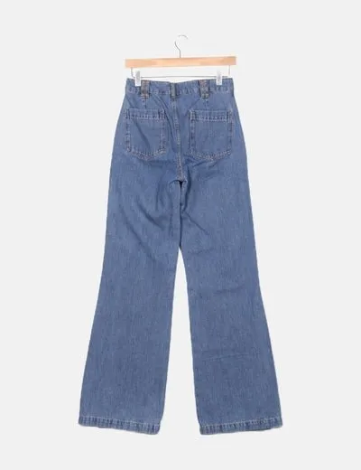 Sezane Pantalón denim básico