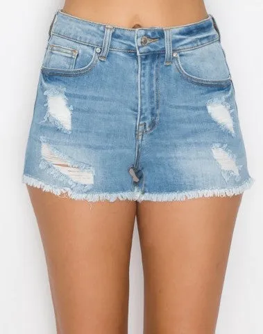SHORT MEZCLILLA CON DESTRUCCIN 90234