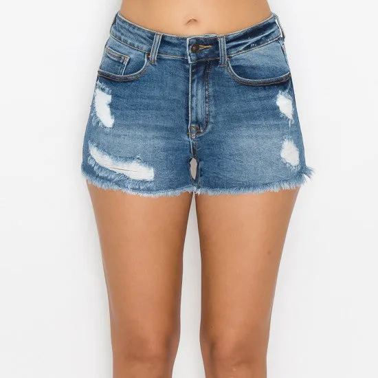 SHORT MEZCLILLA CON DESTRUCCIN 90234
