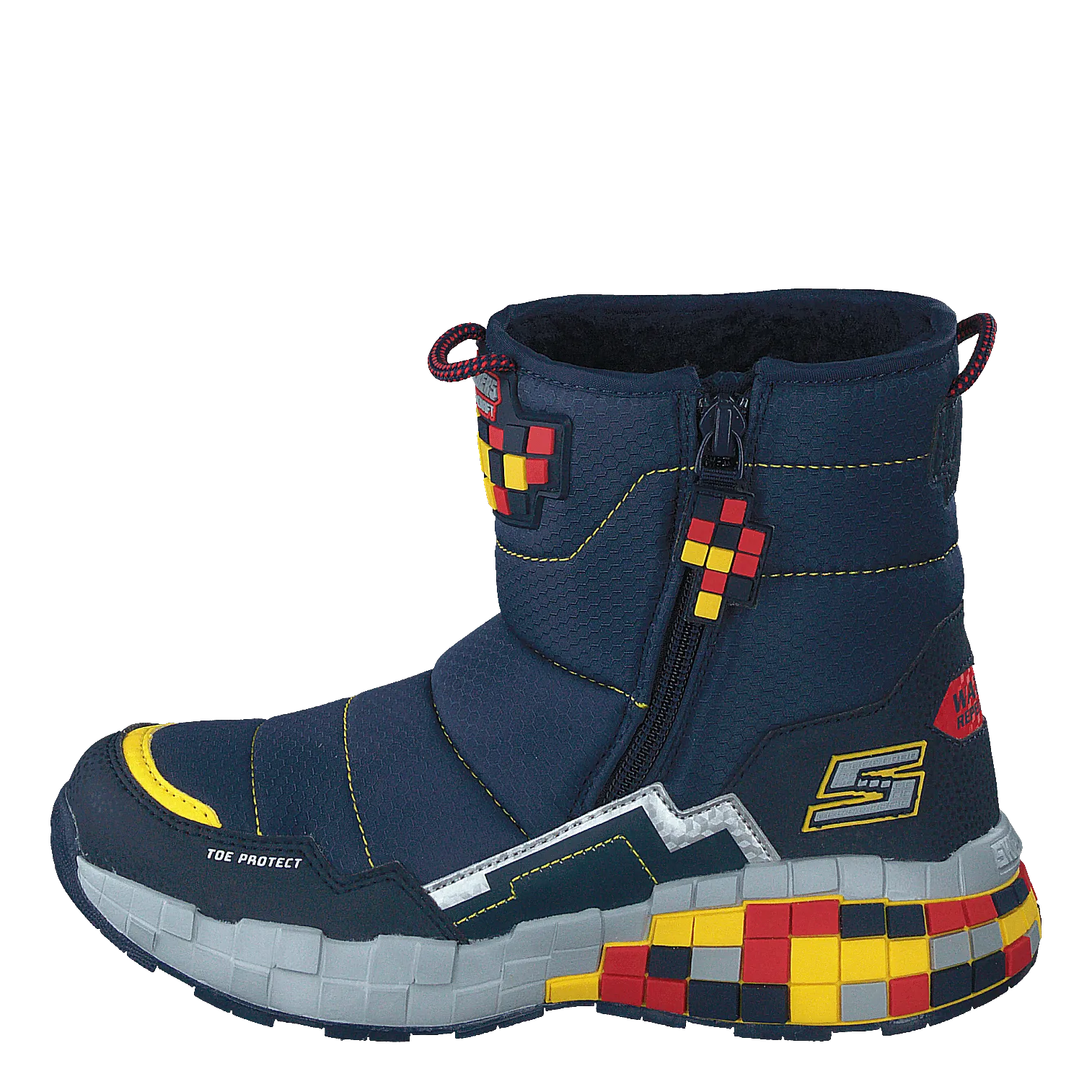 SKECHERS BOYS MEGACRAFT  WATER REPELL NVRD NAVY RED