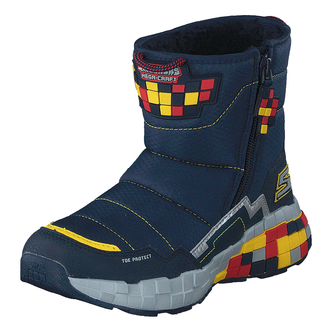 SKECHERS BOYS MEGACRAFT  WATER REPELL NVRD NAVY RED