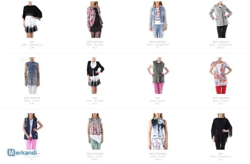 STOCK DE ABRIGOS DE MUJER  S / S