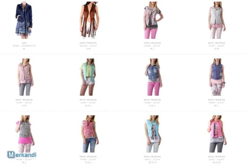 STOCK DE ABRIGOS DE MUJER  S / S