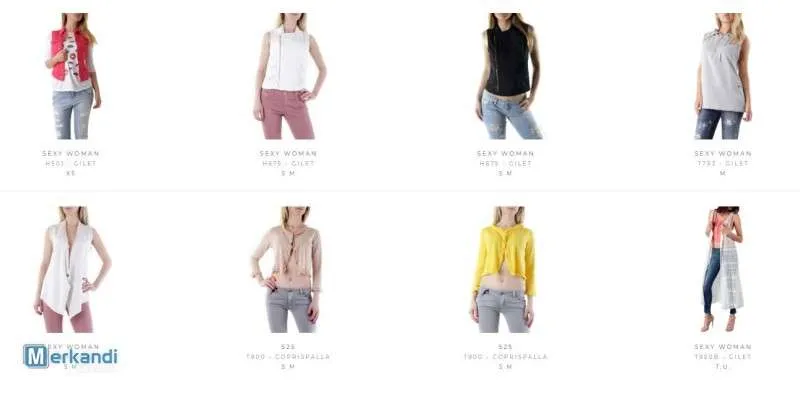 STOCK DE ABRIGOS DE MUJER  S / S