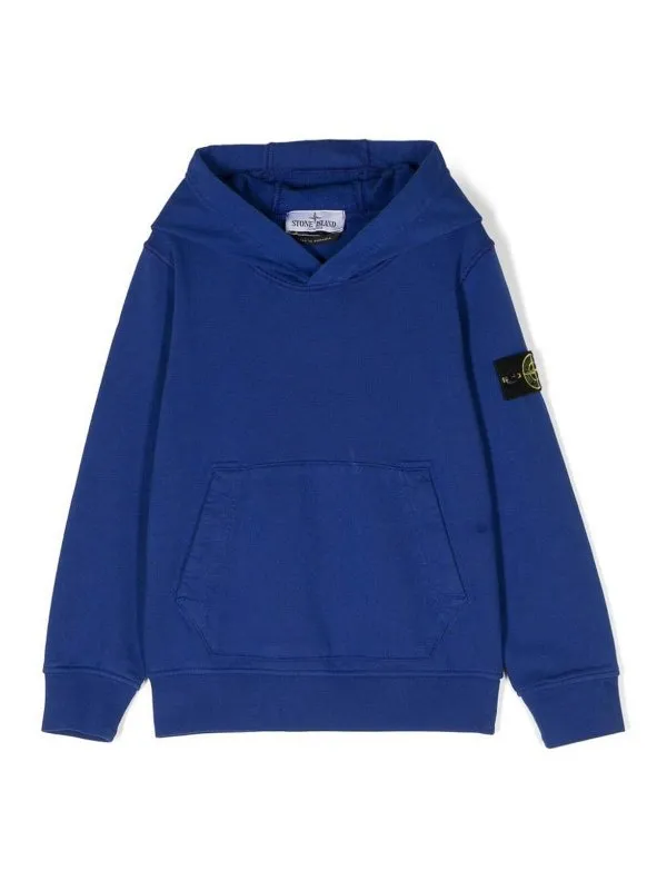 STONE ISLAND JUNIOR SUDADERA  AZUL