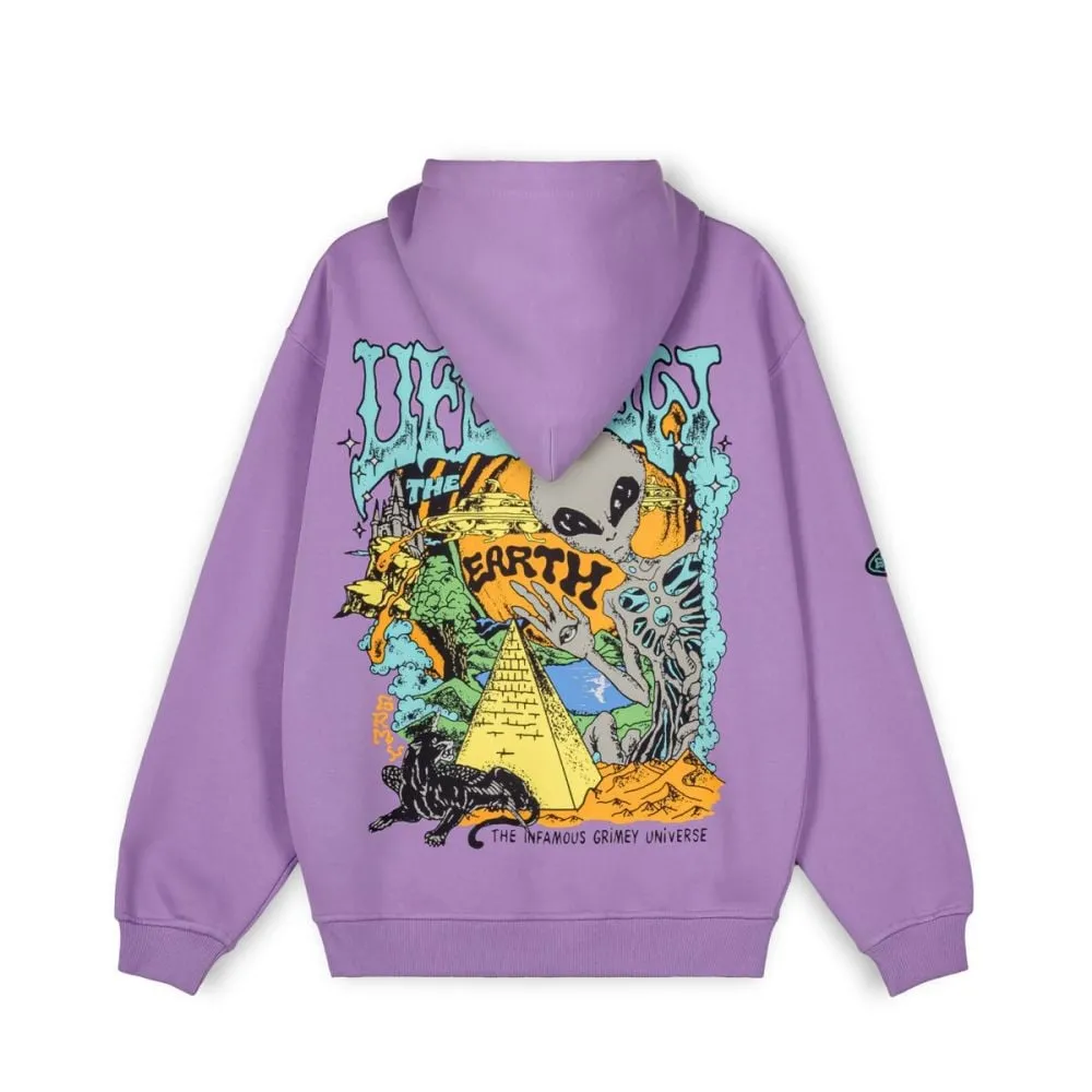 SUDADERA CAPUCHA GRIMEY UFOLLOW LILAC | Spring 23