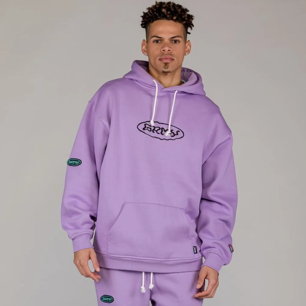 SUDADERA CAPUCHA GRIMEY UFOLLOW LILAC | Spring 23