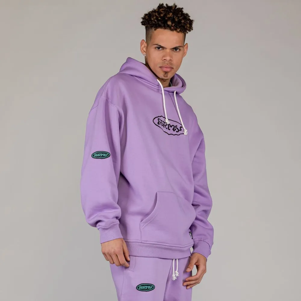 SUDADERA CAPUCHA GRIMEY UFOLLOW LILAC | Spring 23