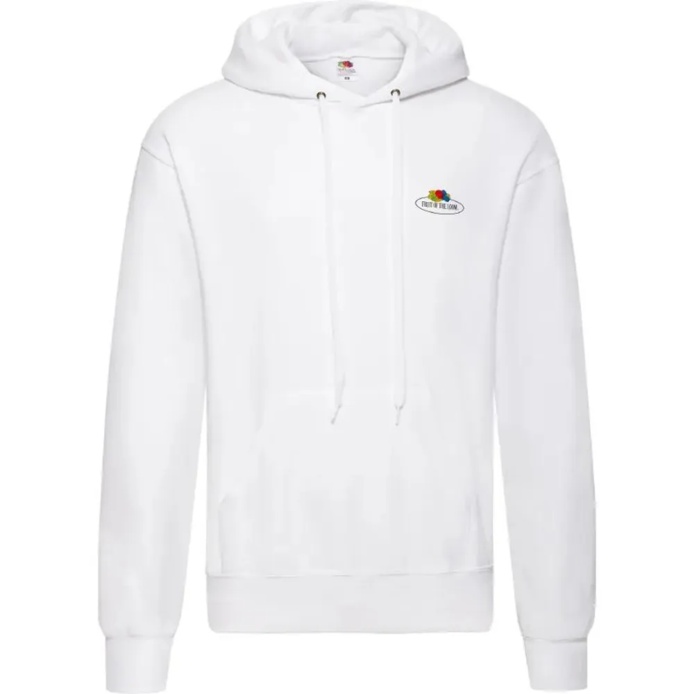 Sudadera Fruit of the Loom Vintage con capucha logo pequeño unisex