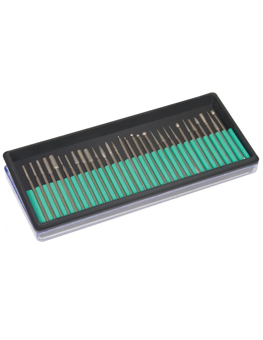 SURTIDO DE 30 PUNTAS DE DIAMANTE FRESADORAS / PERFORANTES