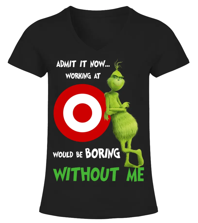 Target Grinch Camiseta cuello pico Mujer