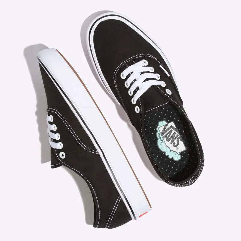 Tenis Clásicos Negros Comfycush Authentic Vans