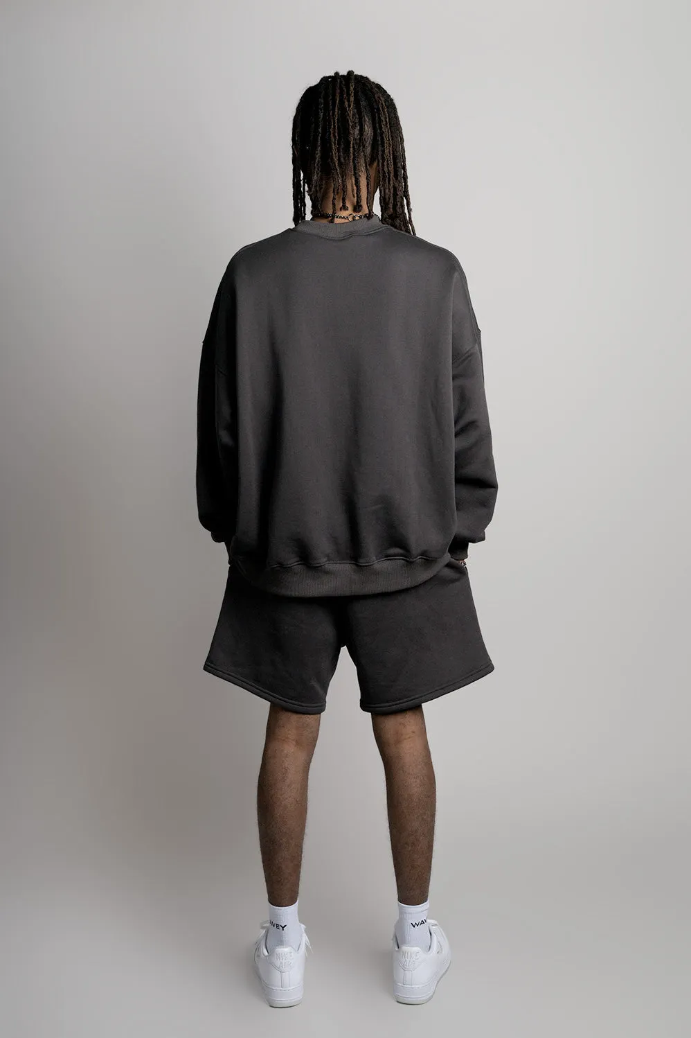 Terry Crew Neck Green
