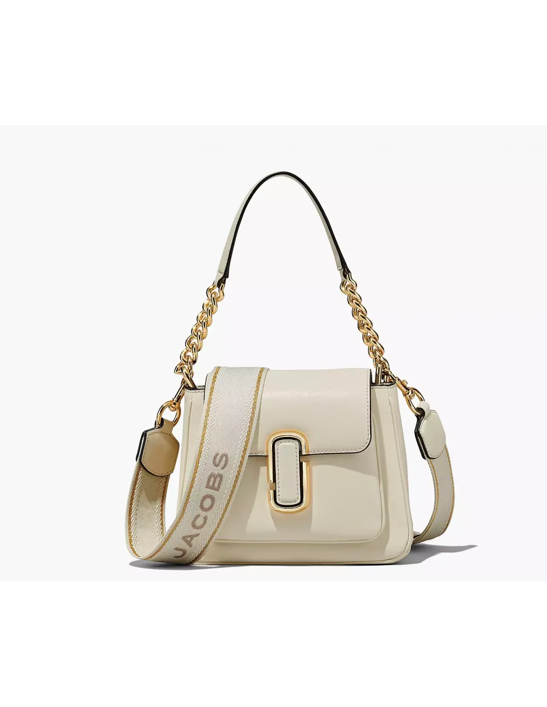 The J Marc Chain Mini Satchel Cloud White