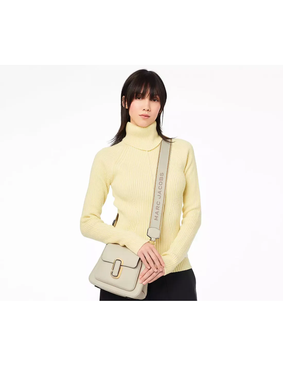 The J Marc Chain Mini Satchel Cloud White