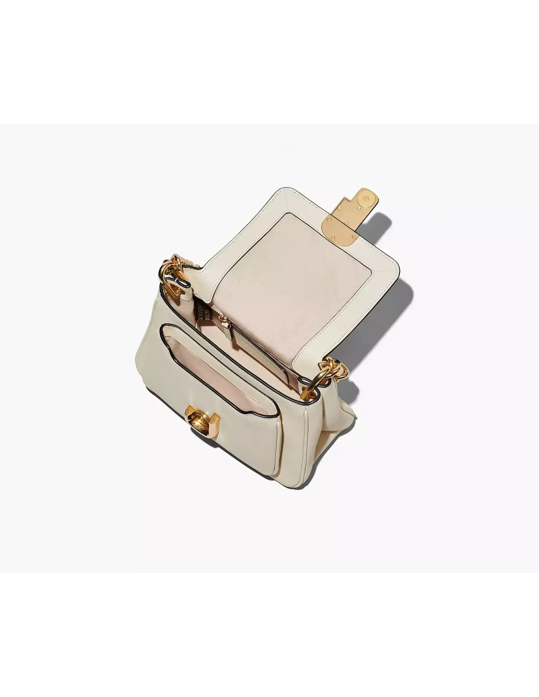 The J Marc Chain Mini Satchel Cloud White