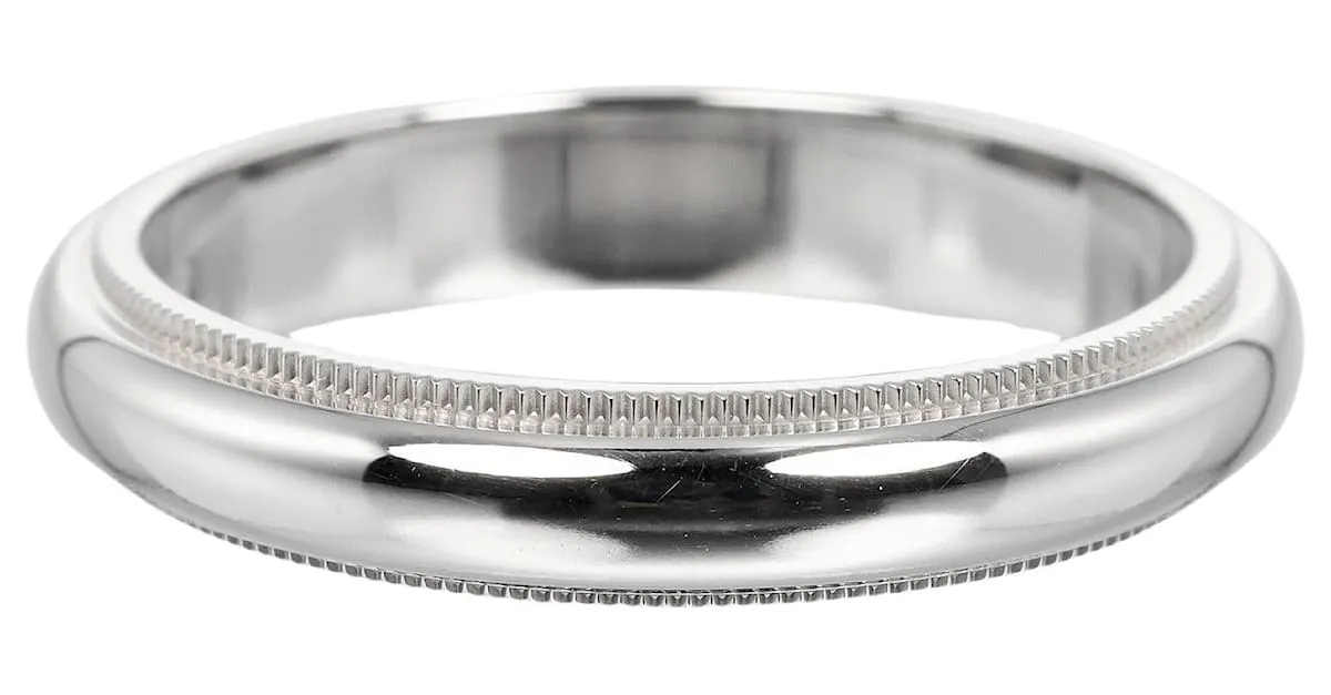 Tiffany & Co Milgrain Plata 