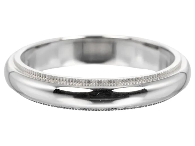 Tiffany & Co Milgrain Plata 